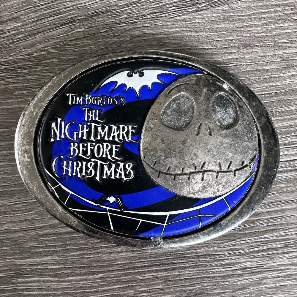 Nightmare Before Christmas Jack Skellington Belt Buckle